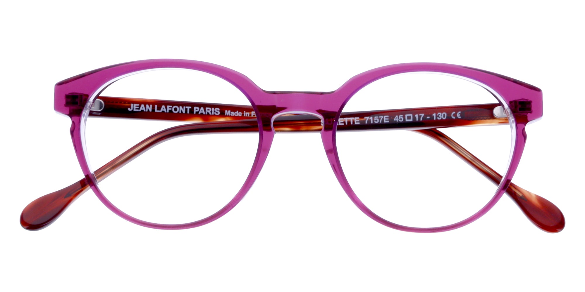 Lafont® SUZETTE SUZETTE 7157E 45 - Purple - 7157E Eyeglasses
