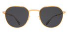 Mykita® TALVI MYK TALVI Glossy Gold / Dark Grey Solid 47 - Glossy Gold / Dark Grey Solid Sunglasses