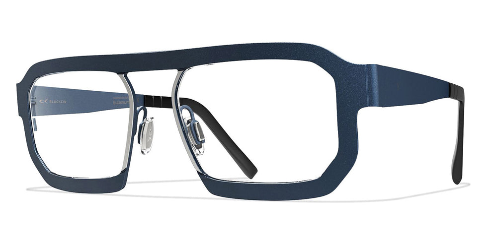 Blackfin® TAO BLF TAO 1460 53 - Navy Blue/Silver Eyeglasses