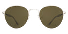 Mykita® TATE MYK TATE Shiny Silver / Raw Green Solid 50 - Shiny Silver / Raw Green Solid Sunglasses