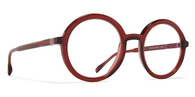 Mykita® TEEMA MYK TEEMA C172 Pine Honey/Silk Purple Brocco 49 - C172 Pine Honey/Silk Purple Brocco Eyeglasses
