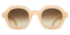 Mykita® TESHI MYK TESHI C188 Blonde/Shiny Silver / Raw Brown Gradient 47 - C188 Blonde/Shiny Silver / Raw Brown Gradient Sunglasses