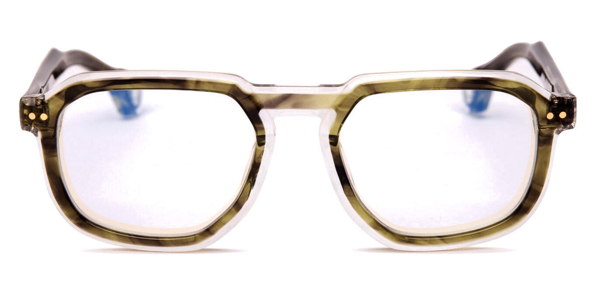 Blake Kuwahara® THAYER BLK THAYER OLIVE 54 - Olive Eyeglasses