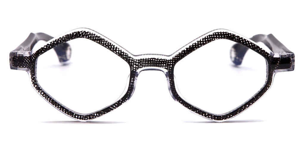 BLAKEKUWAHARA チタン製フィンチ眼鏡　老眼鏡 thorne-black-weave-