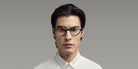 Blake Kuwahara® THORNE BLACK WEAVE Eyeglasses