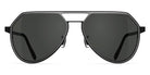 Blackfin® THUNDER BAY BLF Thunder Bay Sun 1462 58 - Blackfin Black/Satin Silver Sunglasses
