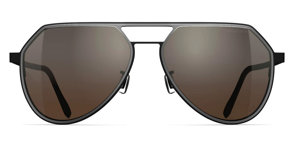 Blackfin® THUNDER BAY BLF Thunder Bay Sun 1660 58 - Blackfin Black/Satin Silver With Blackfin Airglass™ Lenses Sunglasses