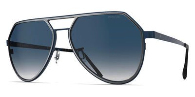 Blackfin® THUNDER BAY BLF Thunder Bay Sun 1846 58 - Satin Silver/Shadow Dark Blue Sunglasses