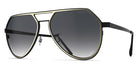 Blackfin® THUNDER BAY BLF Thunder Bay Sun 1857 58 - Satin Gold/Blackfin Black With Blackfin Nano Plating™ Sunglasses