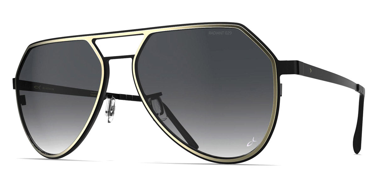 Blackfin® THUNDER BAY BLF Thunder Bay Sun 1857 58 - Satin Gold/Blackfin Black With Blackfin Nano Plating™ Sunglasses