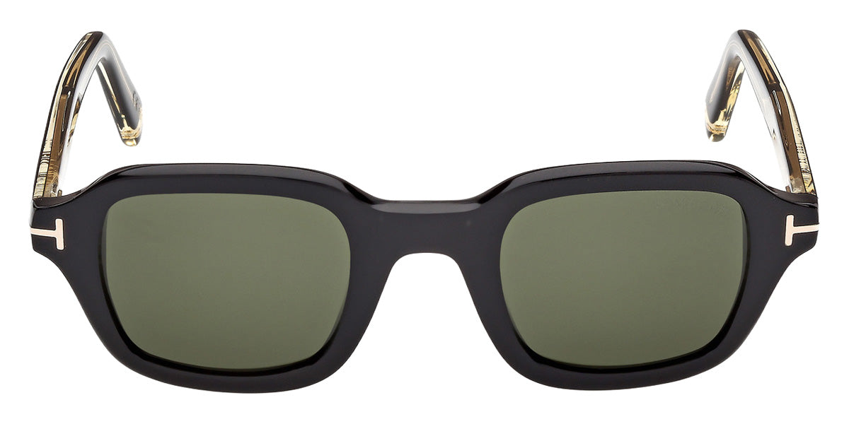 Tom Ford® TI0021 Sunglasses TI0021 01N 46 - 01N - Shiny Black/Shiny Black