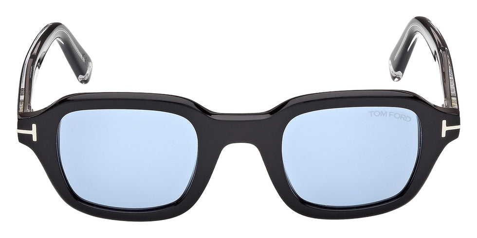 Tom Ford® TI0021 Sunglasses TI0021 01V 46 - 01V - Shiny Black/Shiny Black