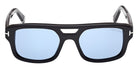 Tom Ford® TI0022 Sunglasses TI0022 01V 53 - 01V - Shiny Black/Shiny Black
