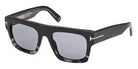 Tom Ford® TI0023 Sunglasses TI0023 05A 53 - 05A - Black/Havana/Shiny Black