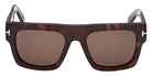 Tom Ford® TI0023 Sunglasses TI0023 52E 53 - 52E - Dark Havana/Dark Havana
