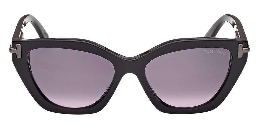 Tom Ford® TI0024 Sunglasses TI0024 01B 55 - 01B - Shiny Black/Shiny Black