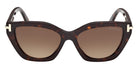 Tom Ford® TI0024 Sunglasses TI0024 52F 55 - 52F - Dark Havana/Dark Havana