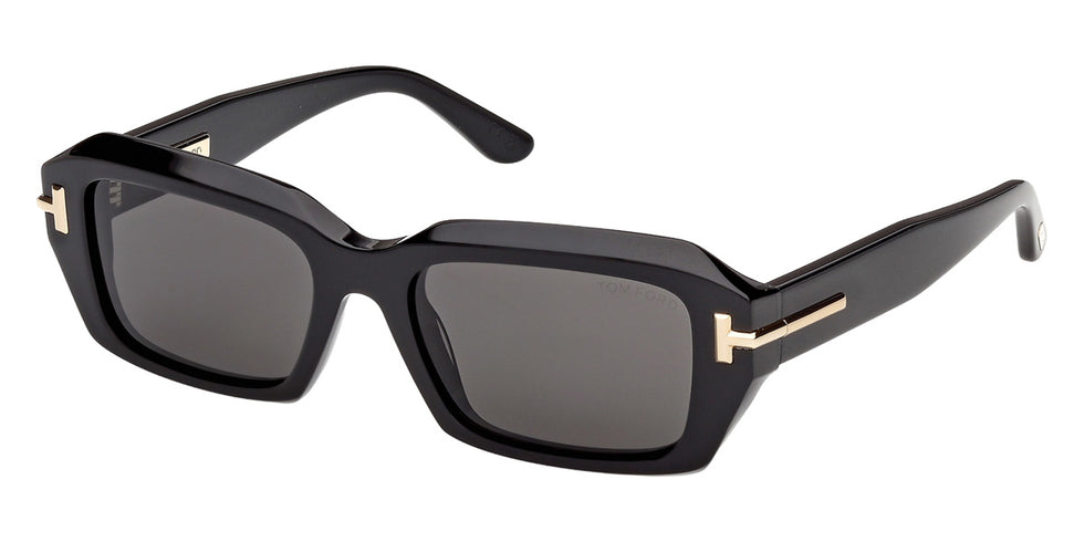 Tom Ford® TI0025 Sunglasses TI0025 01A 53 - 01A - Shiny Black/Shiny Black