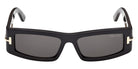 Tom Ford® TI0026 Sunglasses TI0026 01A 54 - 01A - Shiny Black/Shiny Black