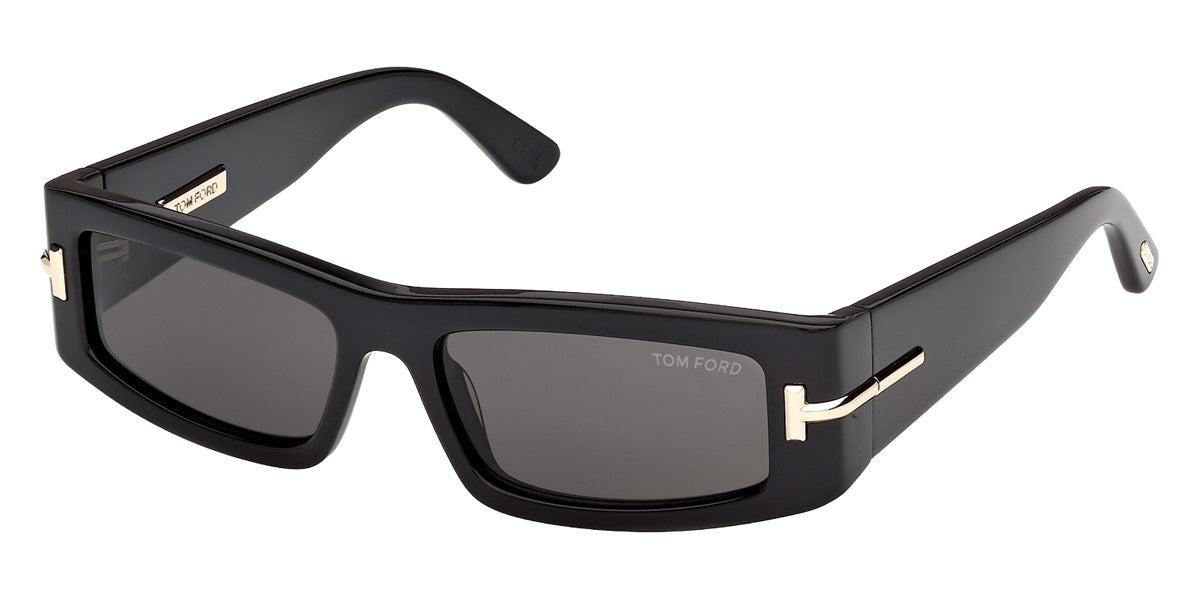 Tom Ford® TI0026 Sunglasses TI0026 01A 54 - 01A - Shiny Black/Shiny Black