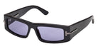 Tom Ford® TI0026 Sunglasses TI0026 01Z 54 - 01Z - Shiny Black/Shiny Black