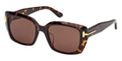 Tom Ford® TI0029-K Sunglasses TI0029-K 52E 54 - 52E - Dark Havana/Dark Havana