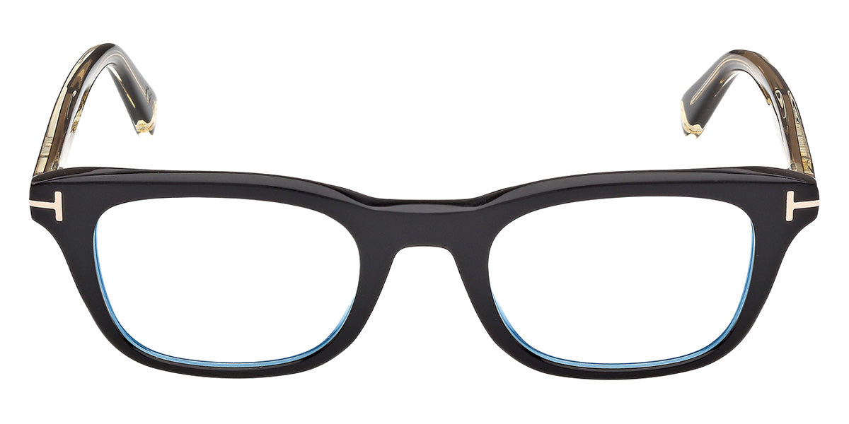 Tom Ford® TI5011-B Eyeglasses TI5011-B 001 50 - 001 - Shiny Black/Shiny Black