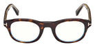 Tom Ford® TI5012-B Eyeglasses TI5012-B 052 47 - 052 - Dark Havana/Dark Havana