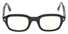 Tom Ford® TI5013-B Eyeglasses TI5013-B 005 47 - 005 - Shiny Black/Shiny Black