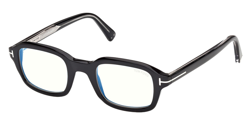 Tom Ford® TI5013-B Eyeglasses TI5013-B 005 47 - 005 - Shiny Black/Shiny Black