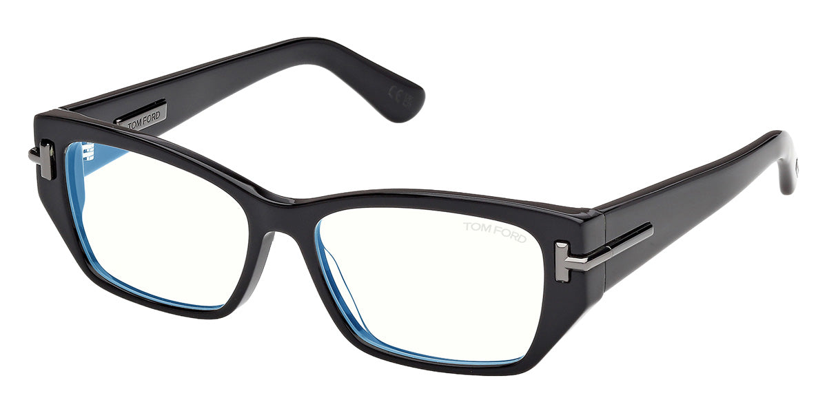Tom Ford® TI5014-B Eyeglasses TI5014-B 005 54 - 005 - Shiny Black/Shiny Black