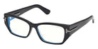 Tom Ford® TI5014-B Eyeglasses TI5014-B 005 54 - 005 - Shiny Black/Shiny Black