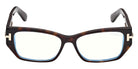 Tom Ford® TI5014-B Eyeglasses TI5014-B 052 54 - 052 - Dark Havana/Dark Havana