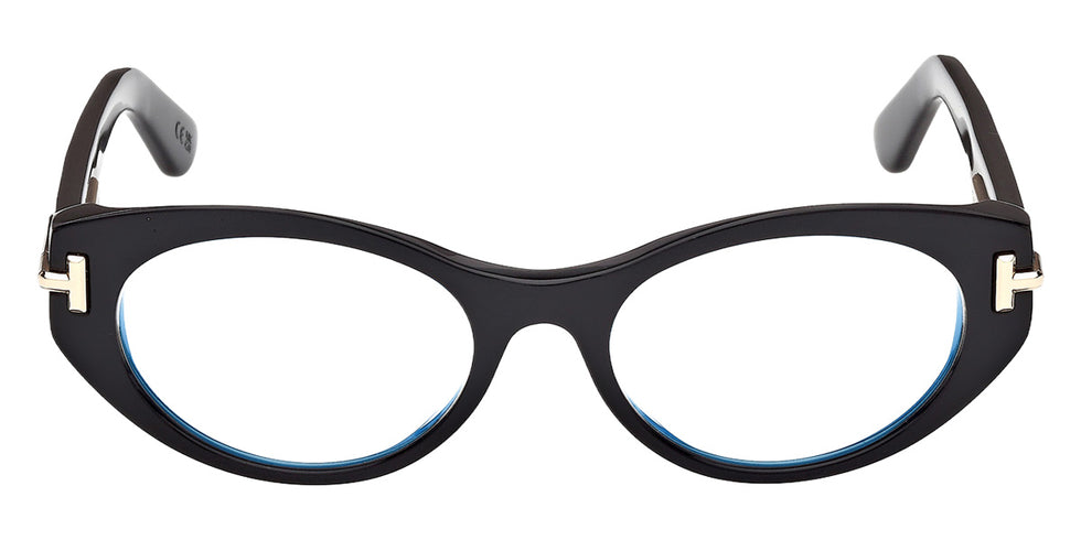 Tom Ford® TI5015-B Eyeglasses TI5015-B 001 53 - 001 - Shiny Black/Shiny Black