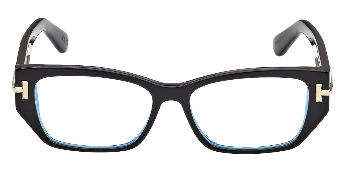 Tom Ford® TI5016-B Eyeglasses TI5016-B 001 54 - 001 - Shiny Black/Shiny Black
