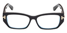 Tom Ford® TI5016-B Eyeglasses TI5016-B 001 54 - 001 - Shiny Black/Shiny Black