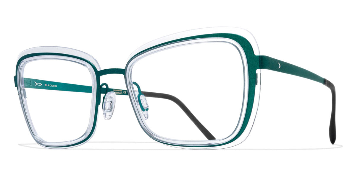 Blackfin® TORTUGA BLF TORTUGA 1141 52 - Green/Crystal Acetate Eyeglasses