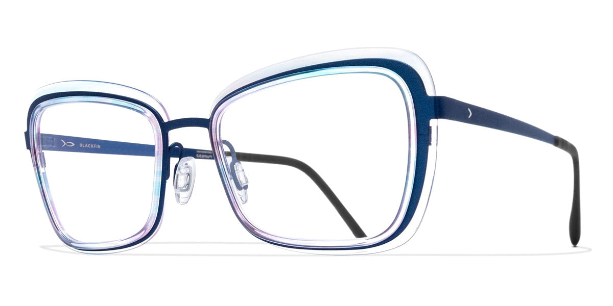 Blackfin® TORTUGA BLF TORTUGA 1143 52 - Blue/Streaked Blue-Pink Acetate  Eyeglasses