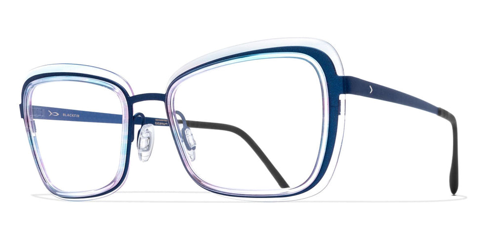 Blackfin® TORTUGA BLF TORTUGA 1143 52 - Blue/Streaked Blue-Pink Acetate  Eyeglasses