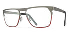 Blackfin® TRENTON BLF TRENTON 1437 55 - Gunmetal-Red Gradient/Gunmetal Eyeglasses