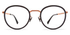 Mykita® TUVA MYK TUVA A37 Shiny Copper/Black 48 - A37 Shiny Copper/Black Eyeglasses