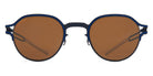 Mykita® VAASA MYK VAASA Indigo/Yale Blue / Polarized Pro Amber Brown 47 - Indigo/Yale Blue / Polarized Pro Amber Brown Sunglasses