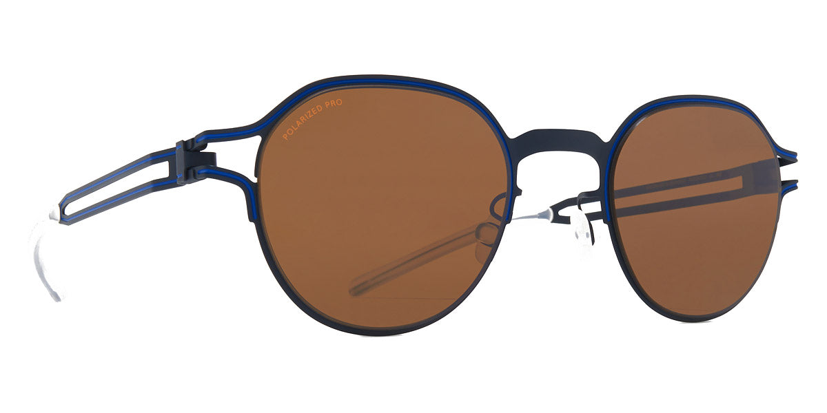 Mykita® VAASA MYK VAASA Indigo/Yale Blue / Polarized Pro Amber Brown 47 - Indigo/Yale Blue / Polarized Pro Amber Brown Sunglasses