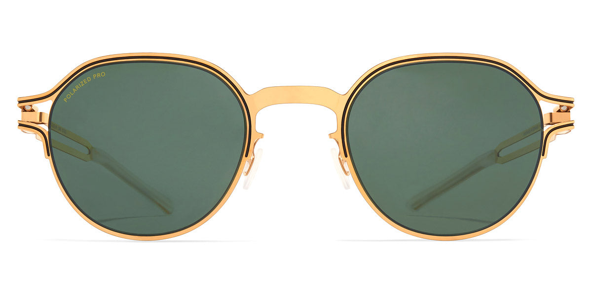 Mykita® VAASA MYK VAASA Gold/Black / Polarized Pro Green 15 47 - Gold/Black / Polarized Pro Green 15 Sunglasses