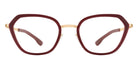 Ic! Berlin® Vayu ICB Vayu IC5090 028 51 - Rose-Gold-Burgundy Eyeglasses