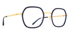 Mykita® VEN MYK VEN A76 Glossy Gold/Milky Indigo 48 - A76 Glossy Gold/Milky Indigo Eyeglasses