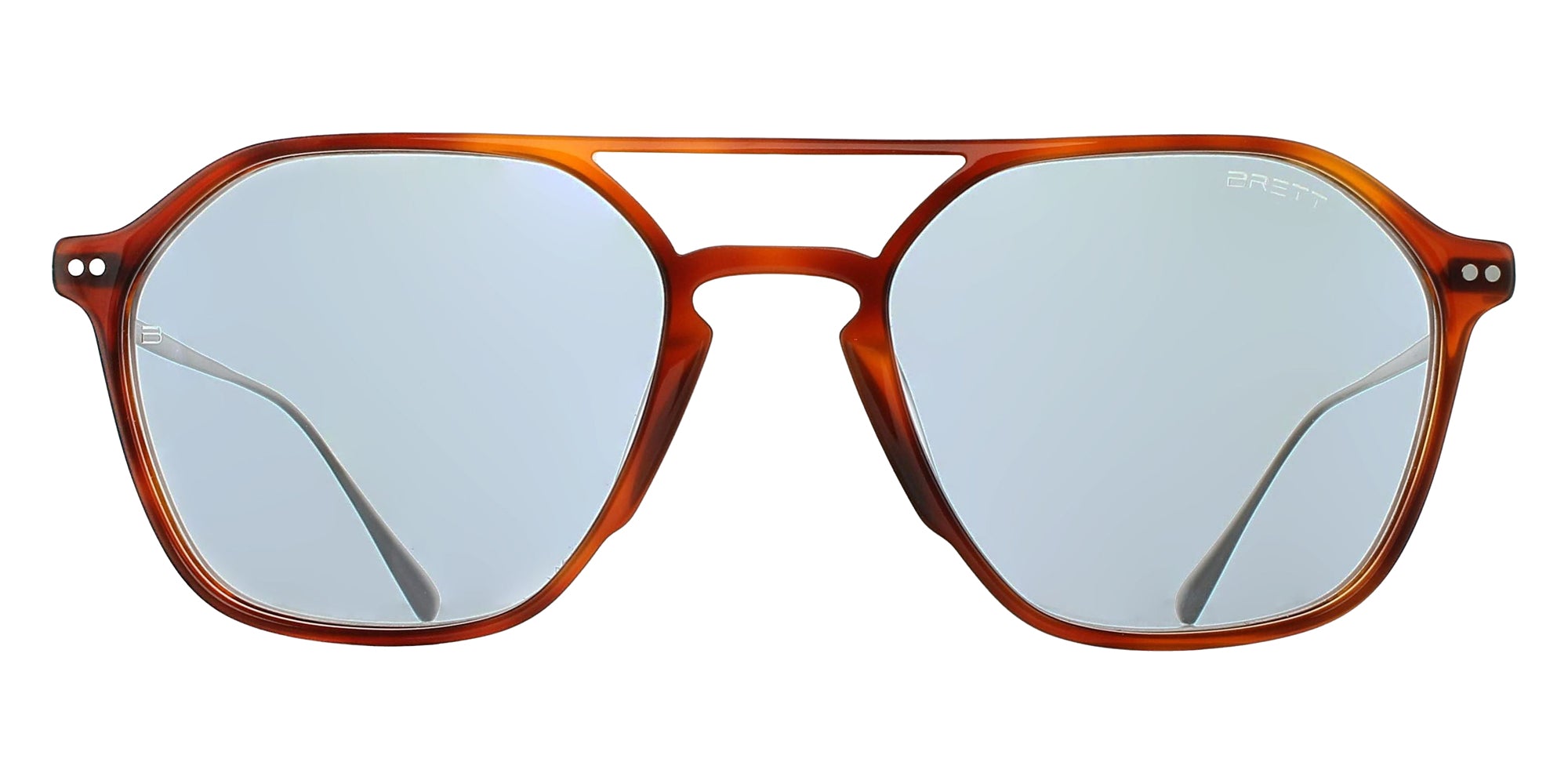 Brett® VIC SUN BRTT VIC SUN-C09-ST 53 - Honey Tortoise / Silver - C09