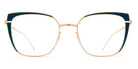 Mykita® VIOLA MYK VIOLA Champagnegold/Lagoon Green 51 - Champagnegold/Lagoon Green Eyeglasses