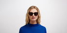 Mykita® VISKA MYK VISKA C22 Antigua/Champagne Gold / Brown Solid 53 - C22 Antigua/Champagne Gold / Brown Solid Sunglasses