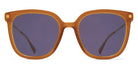 Mykita® VISKA MYK VISKA C99 Brown/Dark Brown/Glossy Gold / Cool Grey Solid 53 - C99 Brown/Dark Brown/Glossy Gold / Cool Grey Solid Sunglasses